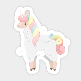 Unicorn Llama Sticker